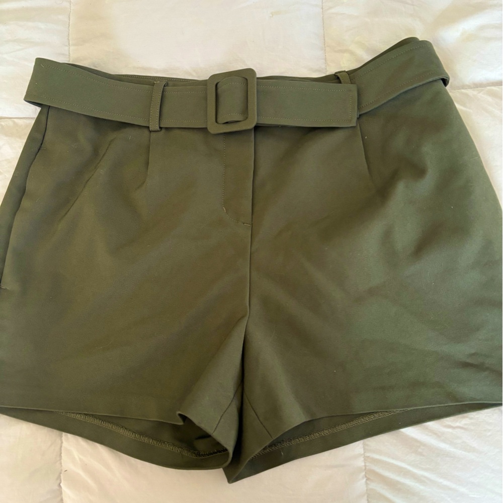 Olive Green Women's Shorts